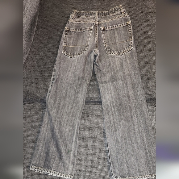 Boys 12 slim Old Navy Faded Black Bootcut Jeans - Picture 2 of 9